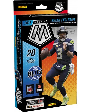 2021 Panini Mosaic Football Hanger Pack 20 Box Lot