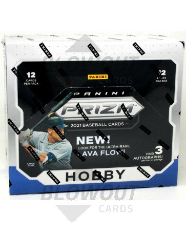 2021 Panini Prizm Baseball Hobby 12 Box Case