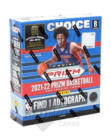 2021/22 Panini Prizm Choice Basketball 20 Box Case