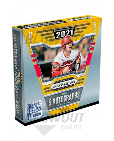 2021 Panini Prizm Collegiate Draft Picks Baseball 1st Off The Line Hobby Box