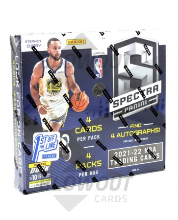 2021/22 Panini Spectra Basketball 1st Off The Line Hobby 8 Box Case