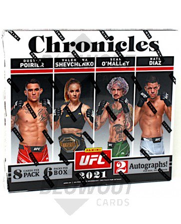 Panini 2021 Chronicles UFC Hobby Box - 48 Count for sale