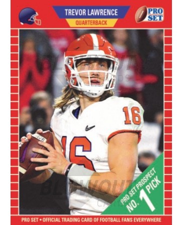 2021 Pro Set Trevor Lawrence Rookie Card