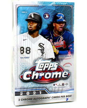 2021 Topps Chrome Baseball Hobby Box