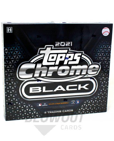2021 Topps Chrome Black Baseball Hobby Box