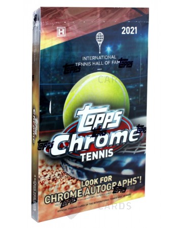 2021 Topps Chrome Tennis Hobby 12 Box Case