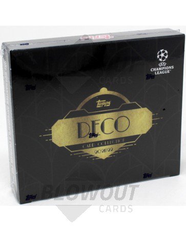 2021/22 Topps UEFA Champions League Deco Card Collection Soccer Box