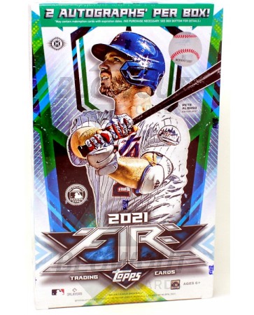 2021 Topps Fire Baseball Collector Box