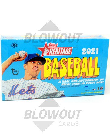 2021 Topps Heritage Baseball Hobby Box