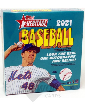2021 Topps Heritage Baseball Mega Box