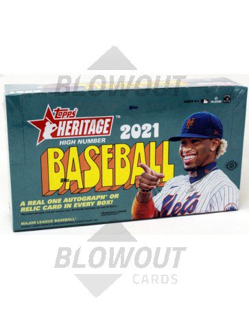 2021 Topps Heritage High Number Baseball Hobby Box