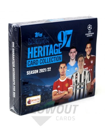 2021/22 Topps Merlin Heritage '97 Soccer Box