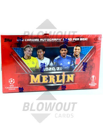 2020/21 Topps Merlin Chrome Soccer Hobby Box 