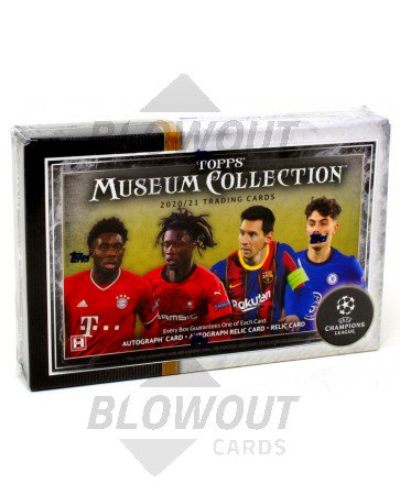2020/21 Topps UEFA Champions League Museum Collection Soccer Box