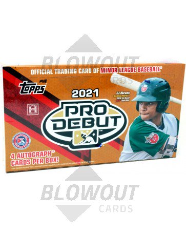 2021 Topps Pro Debut Baseball Hobby Box