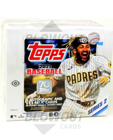 2021 Topps Series 2 Baseball Jumbo Box