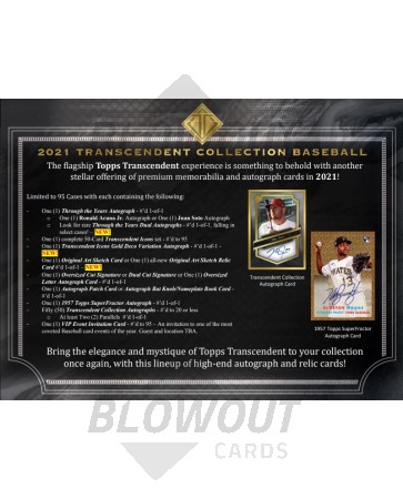 2021 Topps Transcendent Collection Baseball Case