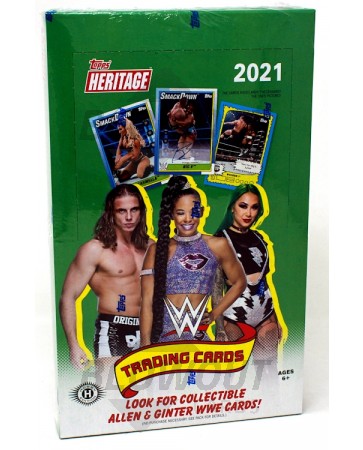 2021 Topps WWE Heritage Wrestling Hobby Box