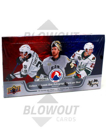 2021/22 Upper Deck AHL Hockey Hobby Box