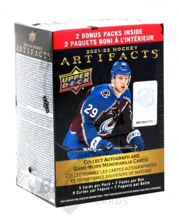 2021/22 Upper Deck Artifacts Hockey Blaster 20 Box Case