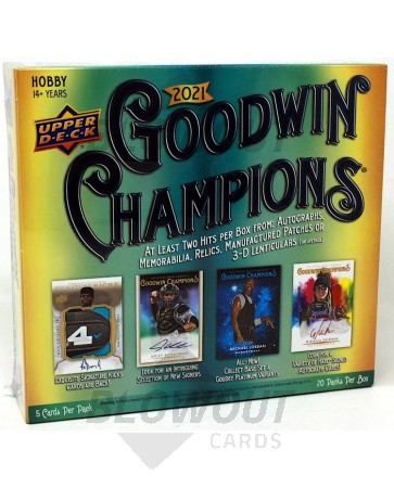 2021 Upper Deck Goodwin Champions Hobby Box