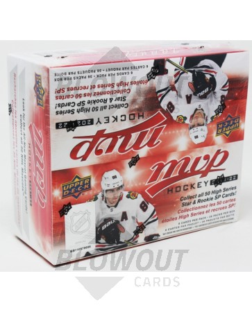 2021/22 Upper Deck MVP Hockey Retail 20 Box Case