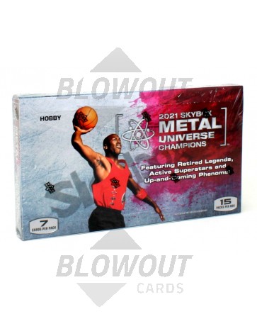 2021 Upper Deck Skybox Metal Universe Champions Hobby 8 Box Case