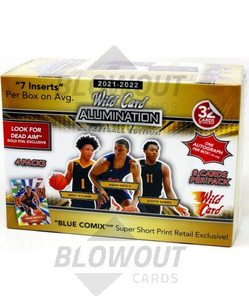 2021/22 Wild Card Alumination Basketball Premium Blaster Box