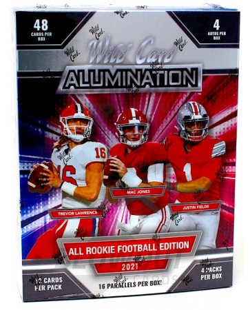 2021 Wild Card Alumination Football Hobby Box
