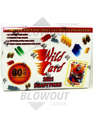 2021 Wild Card Draft Picks 30th Anniversary White NSCC Football Box