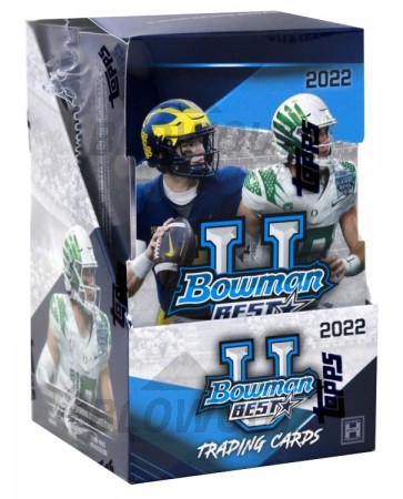 2022 Bowman's Best University Football Hobby 8 Box Case