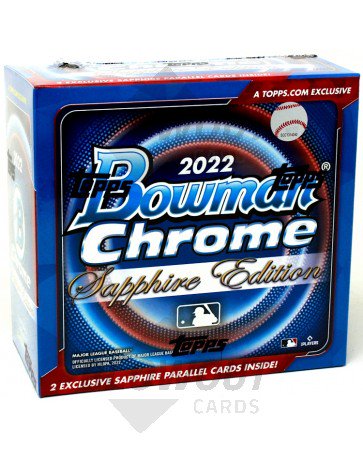 2022 Bowman Chrome Baseball Sapphire Edition Box