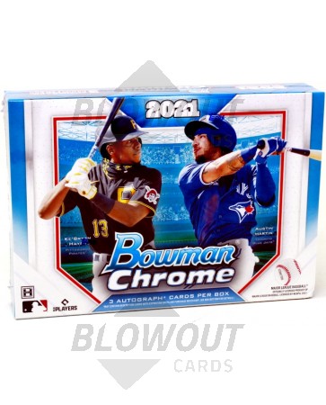 2021 Bowman Chrome Baseball HTA Choice 12 Box Case