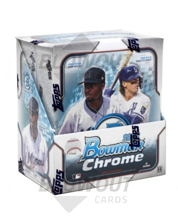 2022 Bowman Chrome Baseball Hobby 12 Box Case