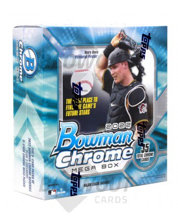 2022 Bowman Chrome Baseball Mega Box