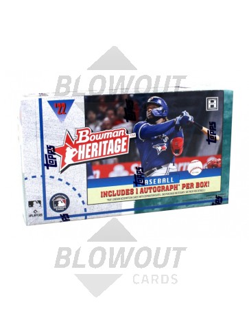 2022 Bowman Heritage Baseball Hobby Box