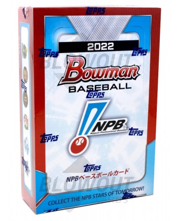 2022 Bowman NPB Japan Baseball League Hobby 12 Box Case