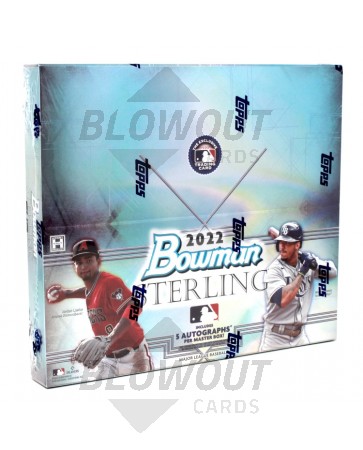 2022 Bowman Sterling Baseball Hobby 12 Box Case