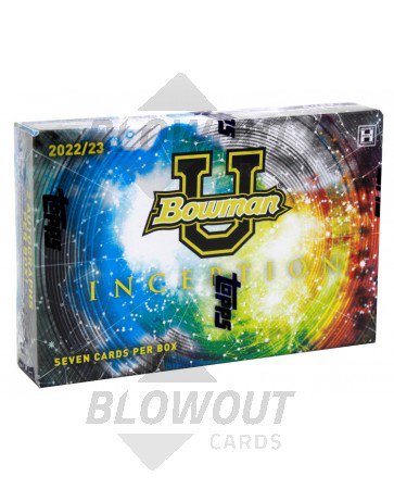 2022/23 Bowman University Inception Hobby 16 Box Case