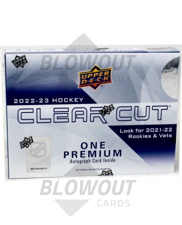 2022/23 Upper Deck Clear Cut Hockey Hobby 30 Box Case
