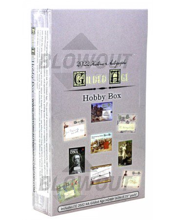 2023 Historic Autographs Gilded Age Hobby 24 Box Case