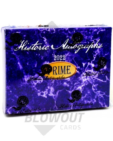 2022 Historic Autographs Prime Box