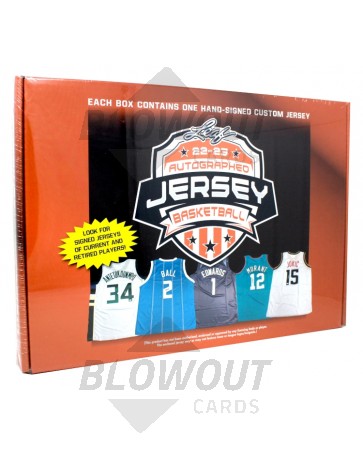 2022/23 Leaf Autographed Jersey Basketball Edition Box