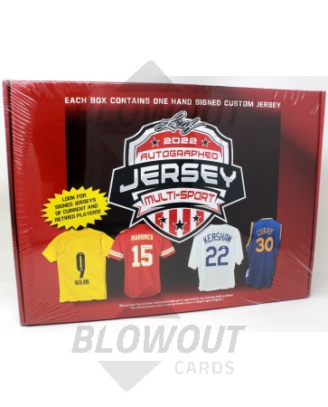 2022 Leaf Autographed Jersey Multi-Sport Edition Box