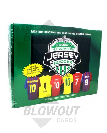 2022 Leaf Autographed Soccer Jersey Edition Box