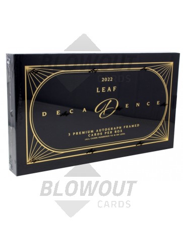 2022 Leaf Decadence Multi-Sport 3 Box Case