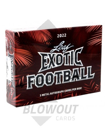 2022 Leaf Exotic Football Box