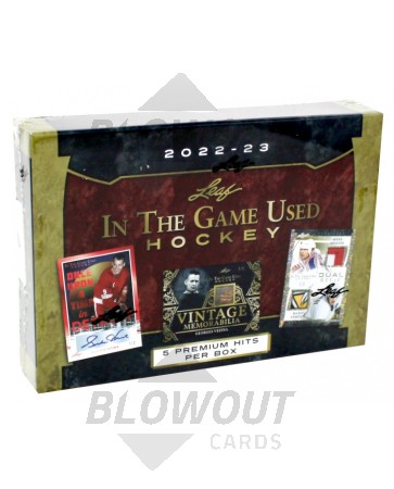 2022/23 Leaf In The Game (ITG) Game Used Hockey Box