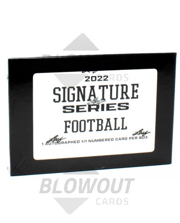 2022 Leaf Signature Series Football 1/1 Auto Box