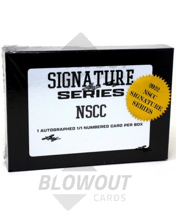 2022 Leaf NSCC Signature Series 1/1 Auto Box - 10 Box Case